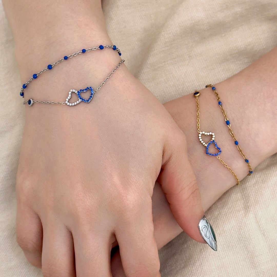 Dian Love Link Layered Bracelet - Gold - BLFX