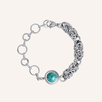 Dion Jadeite Bead Hybrid Bracelet