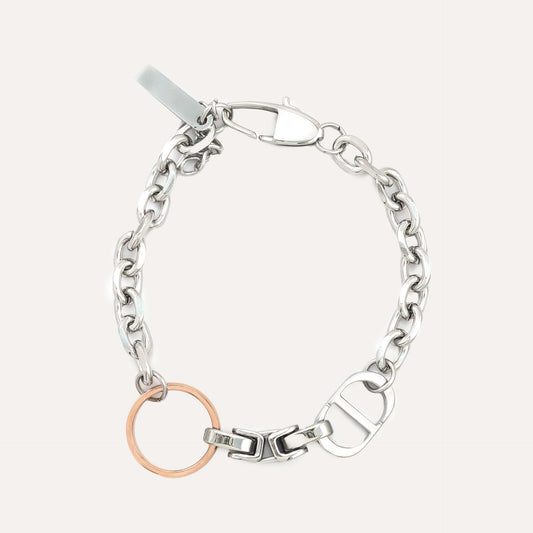Doken Duo Tone &  Hybrid Chain Bracelet