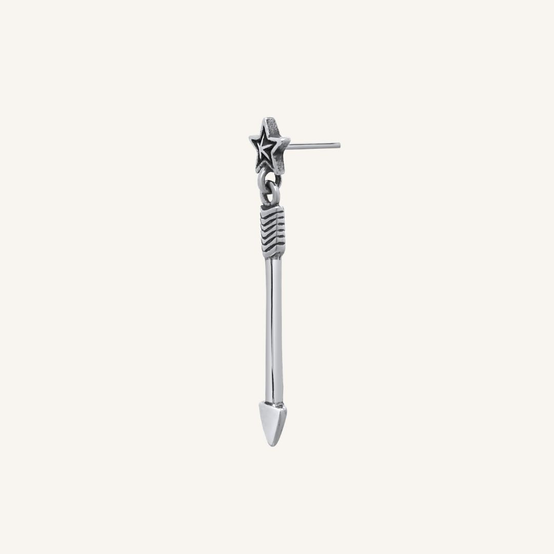 Don Arrow Star Drop Earring - Single