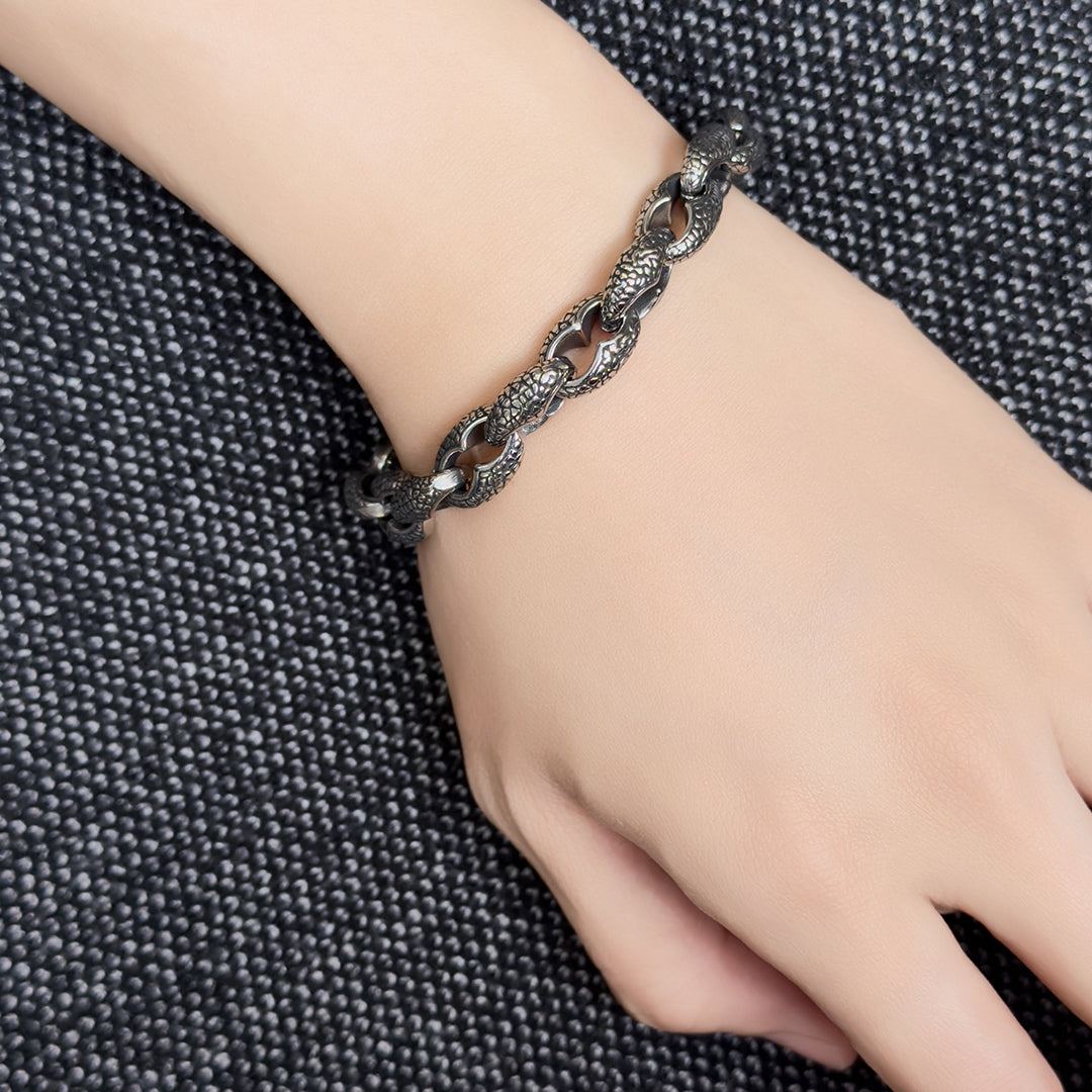 Drake Dragon Skin Chain Link Bracelet