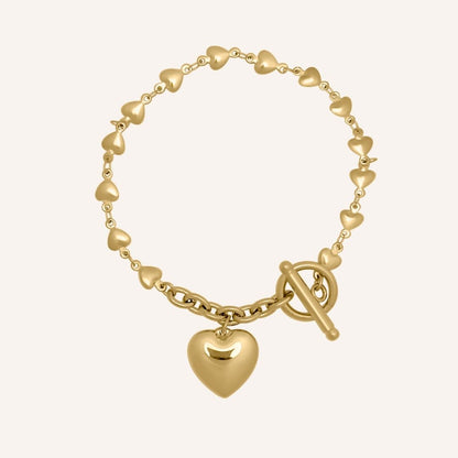 Eamon Love Chain OT Bracelet - Gold - BLFX