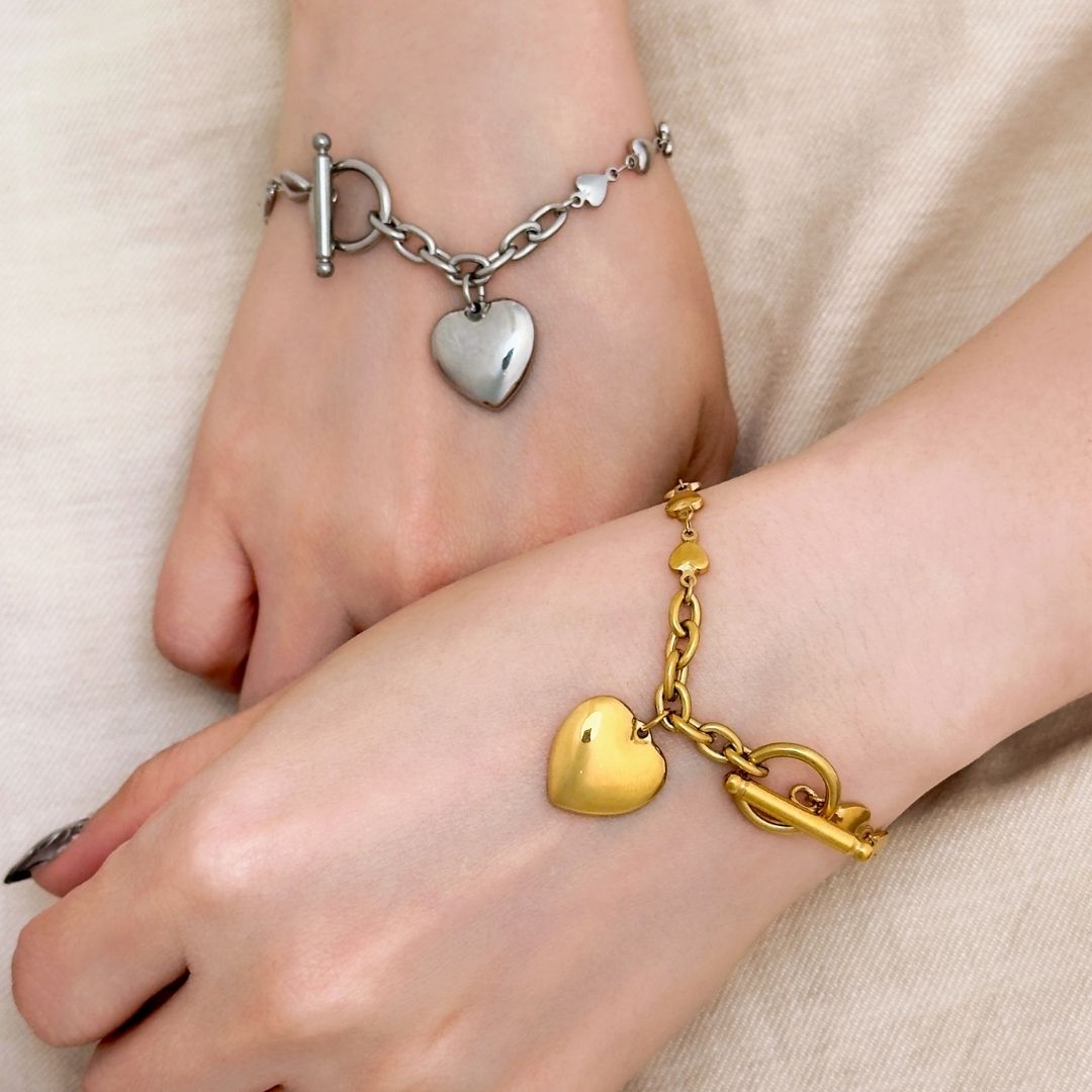 Eamon Love Chain OT Bracelet - Silver - BLFX