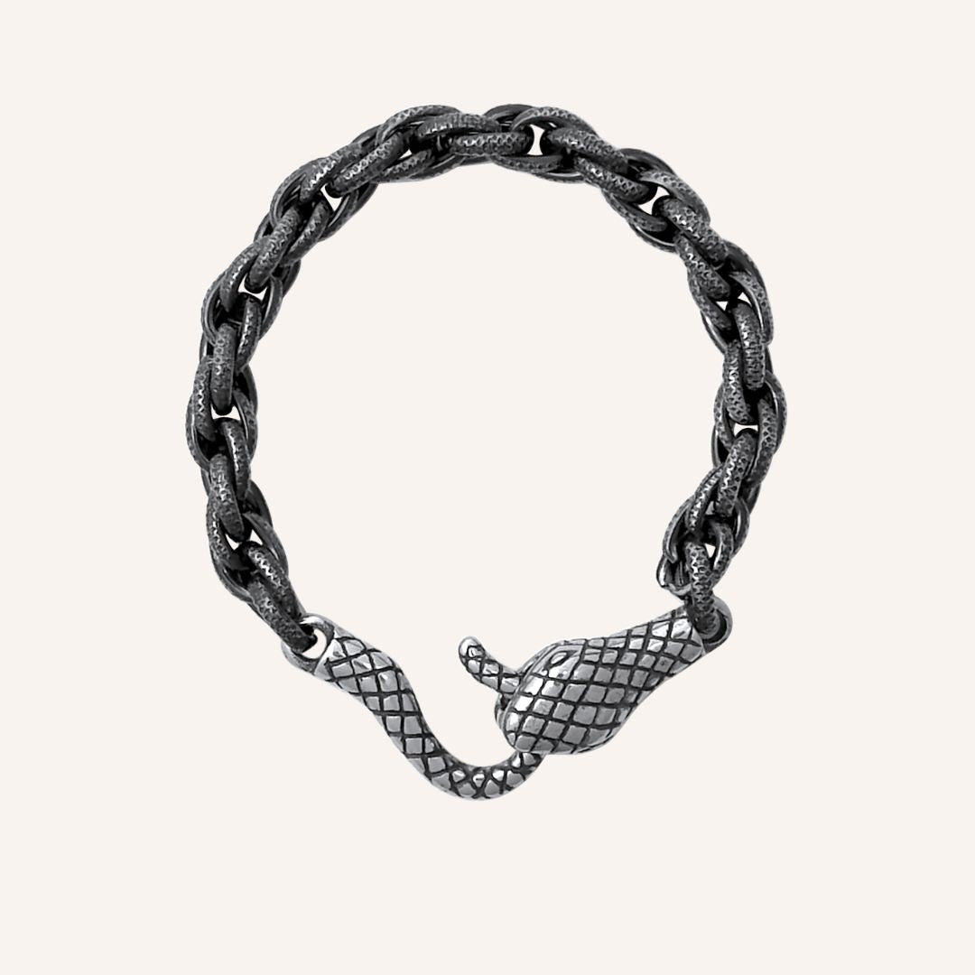Easel Hero Snake Rope Chain Bracelet - BLFX