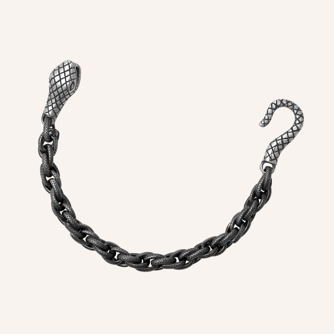 Easel Hero Snake Rope Chain Bracelet - BLFX