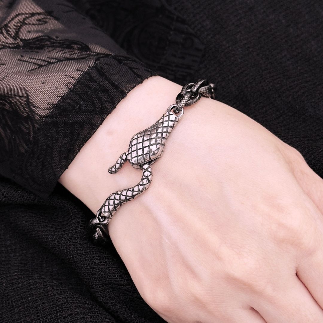 Easel Hero Snake Rope Chain Bracelet - BLFX