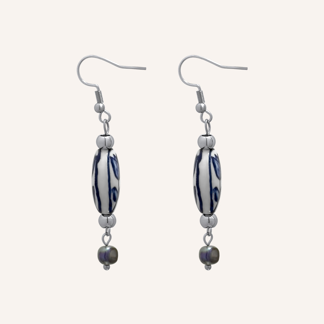 Easton Porcelain Flower Earring