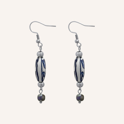 Easton Porcelain Flower Earring