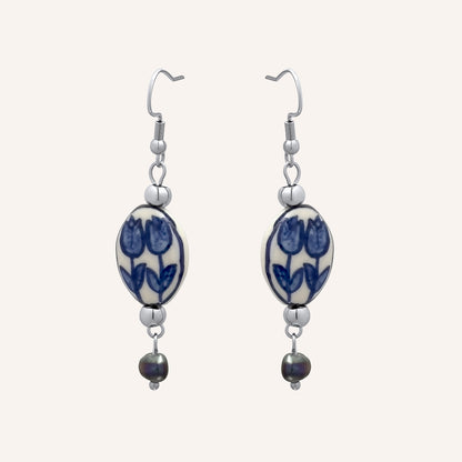 Easton Porcelain Flower Earring