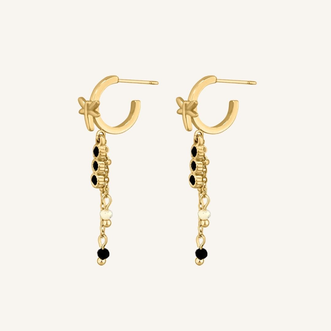 Effigy Dragonfly Hoop Earring (Gold)