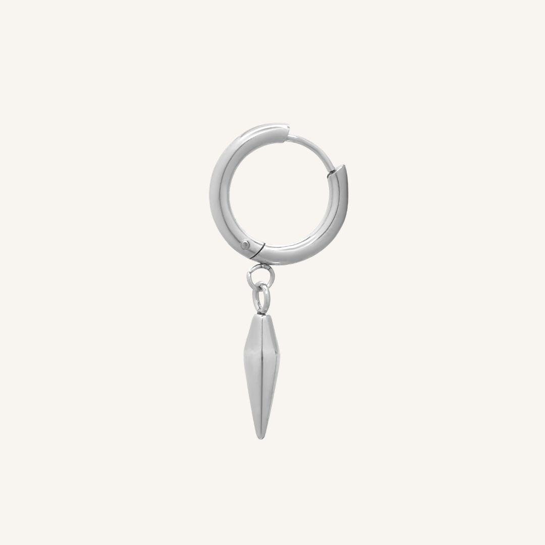 Egon Pointy Hoop Earring - Single - BLFX