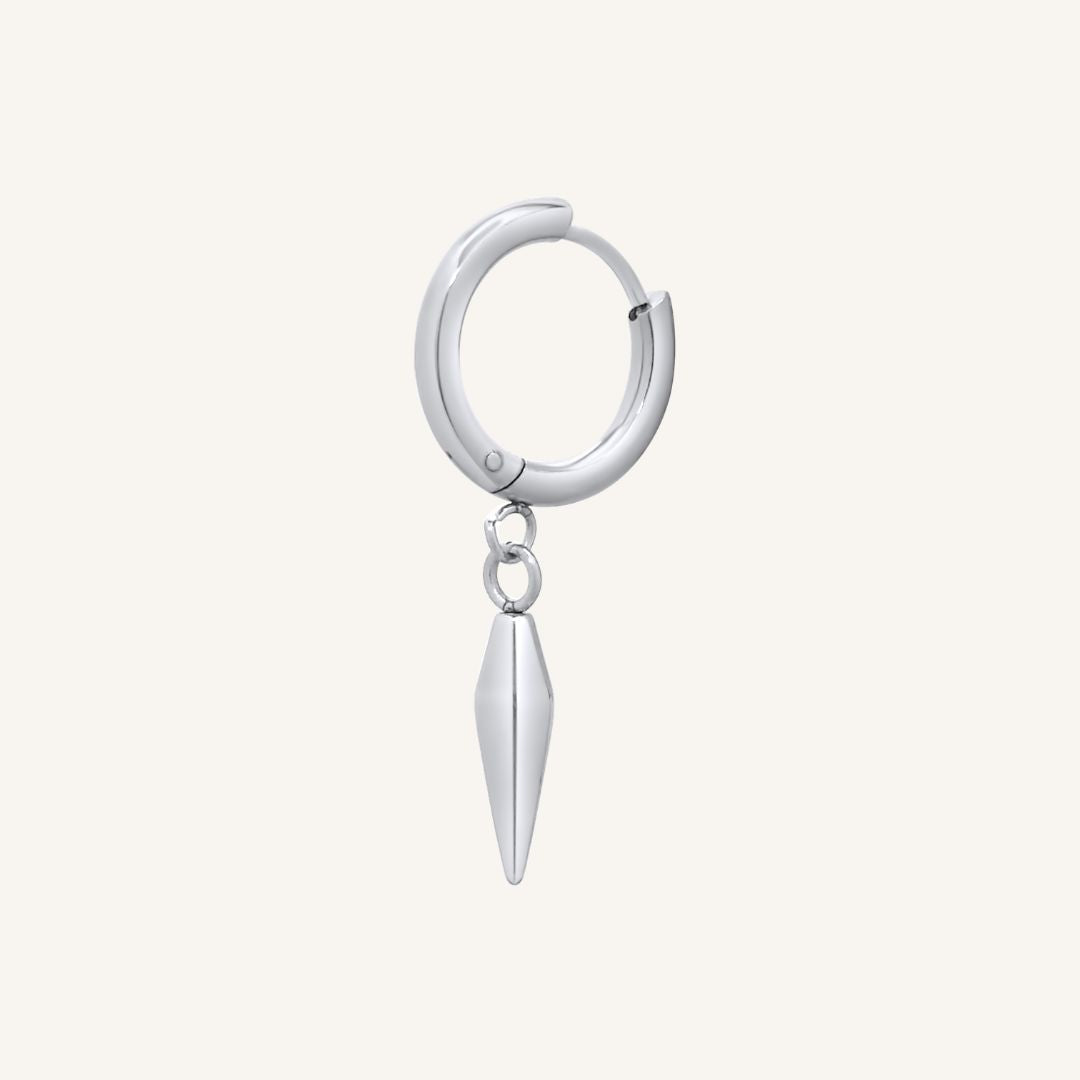 Egon Pointy Hoop Earring - Single - BLFX