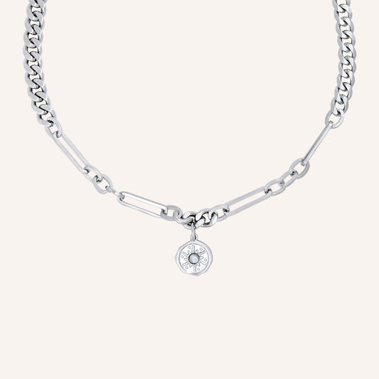 Elowen OT Hybrid Chain Necklace - Sun