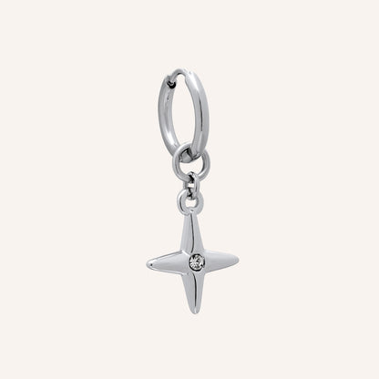 Elthar Star Hoop Earring - Single