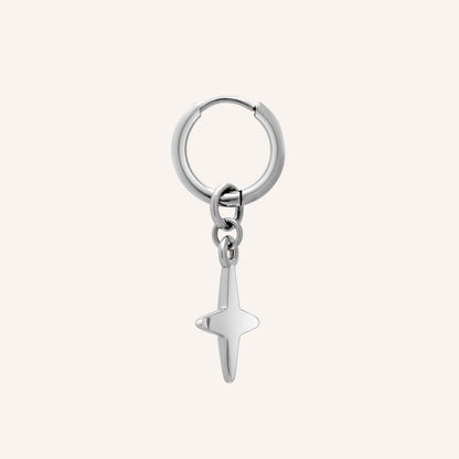 Elthar Star Hoop Earring - Single