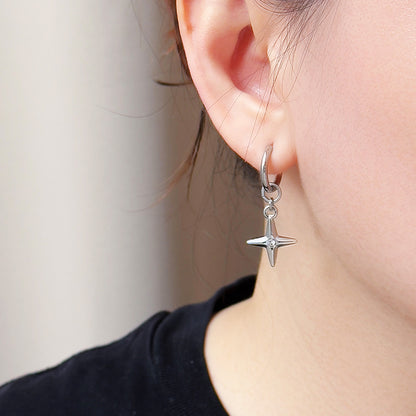 Elthar Star Hoop Earring - Single
