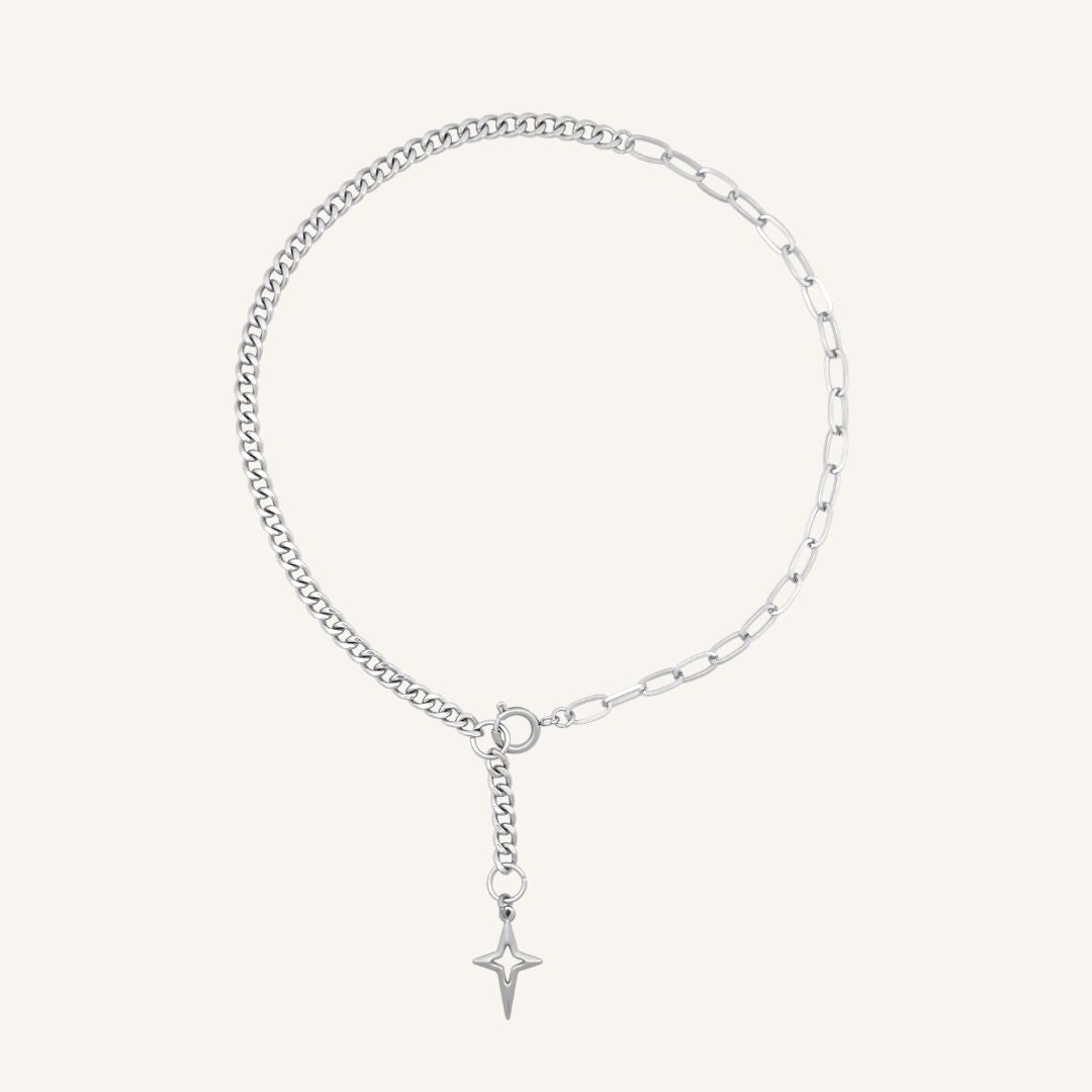 Emory Star Hybrid Chain Y Necklace - BLFX