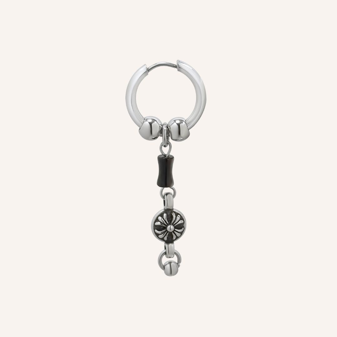 Era Chrome Plus shell Hoop Earring - Single - BLFX