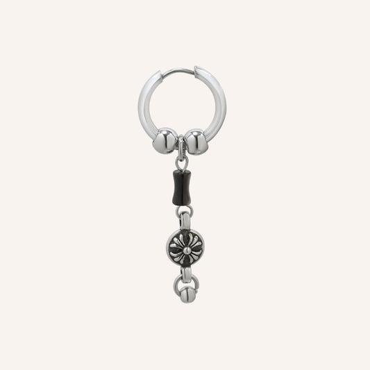 Era Chrome Plus shell Hoop Earring - Single - BLFX