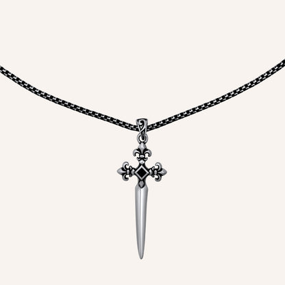 Eridan Fleur Sword Long Necklace