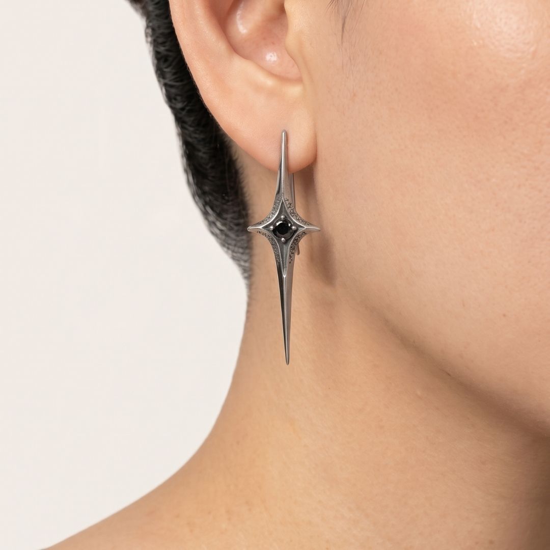 Estella Pointy Star Earring - BLFX