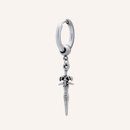 Evolve Sword Hoop Earring - Single