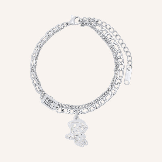 Fa Cai Jiang Shi Bracelet - Silver