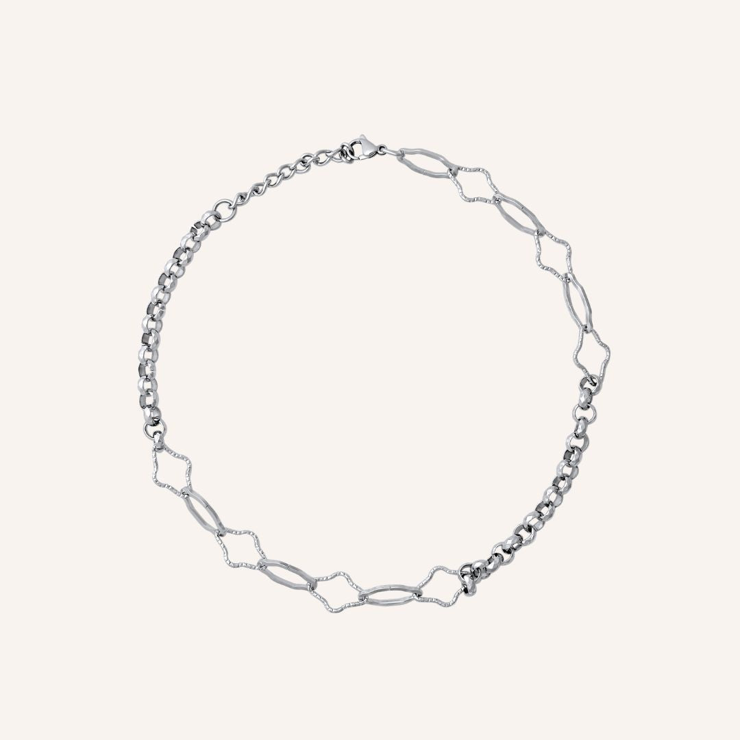 Ferris Clover Hybrid Chain Necklace