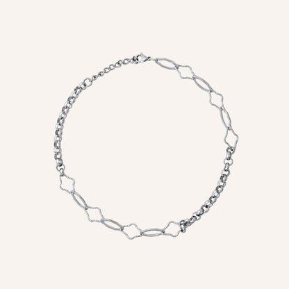 Ferris Clover Hybrid Chain Necklace