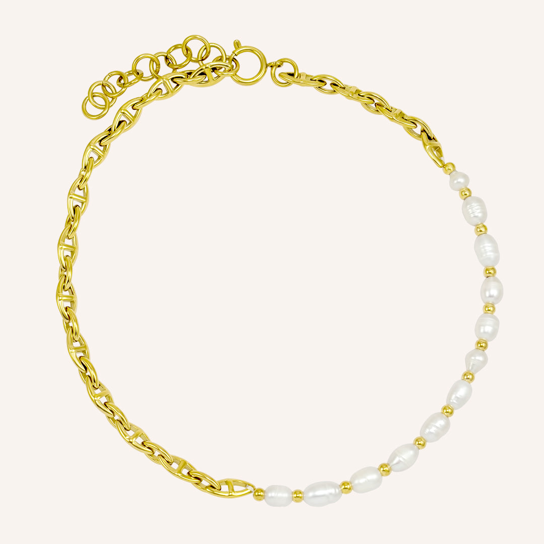 Fiorenza Her Pearl Hybrid Chain Necklace