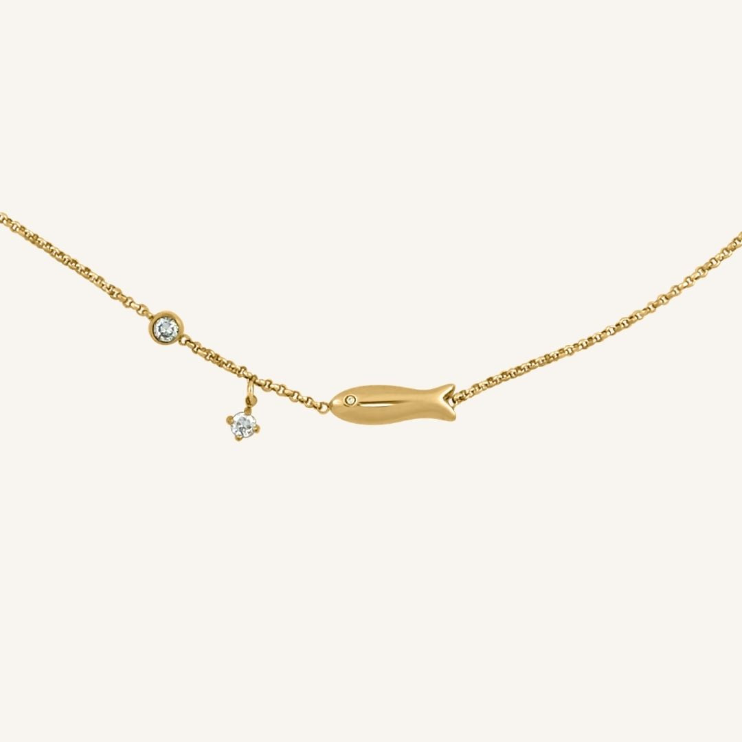 Fisher Fish Bracelet - Gold