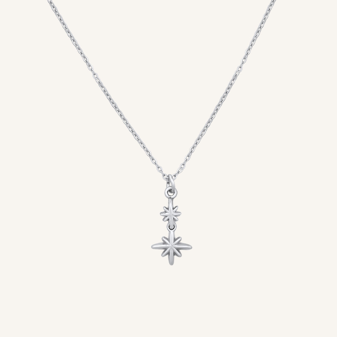 Gael Twin Star Necklace