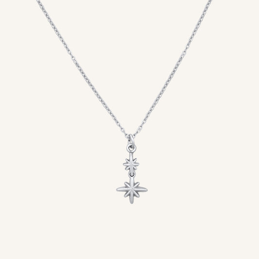 Gael Twin Star Necklace