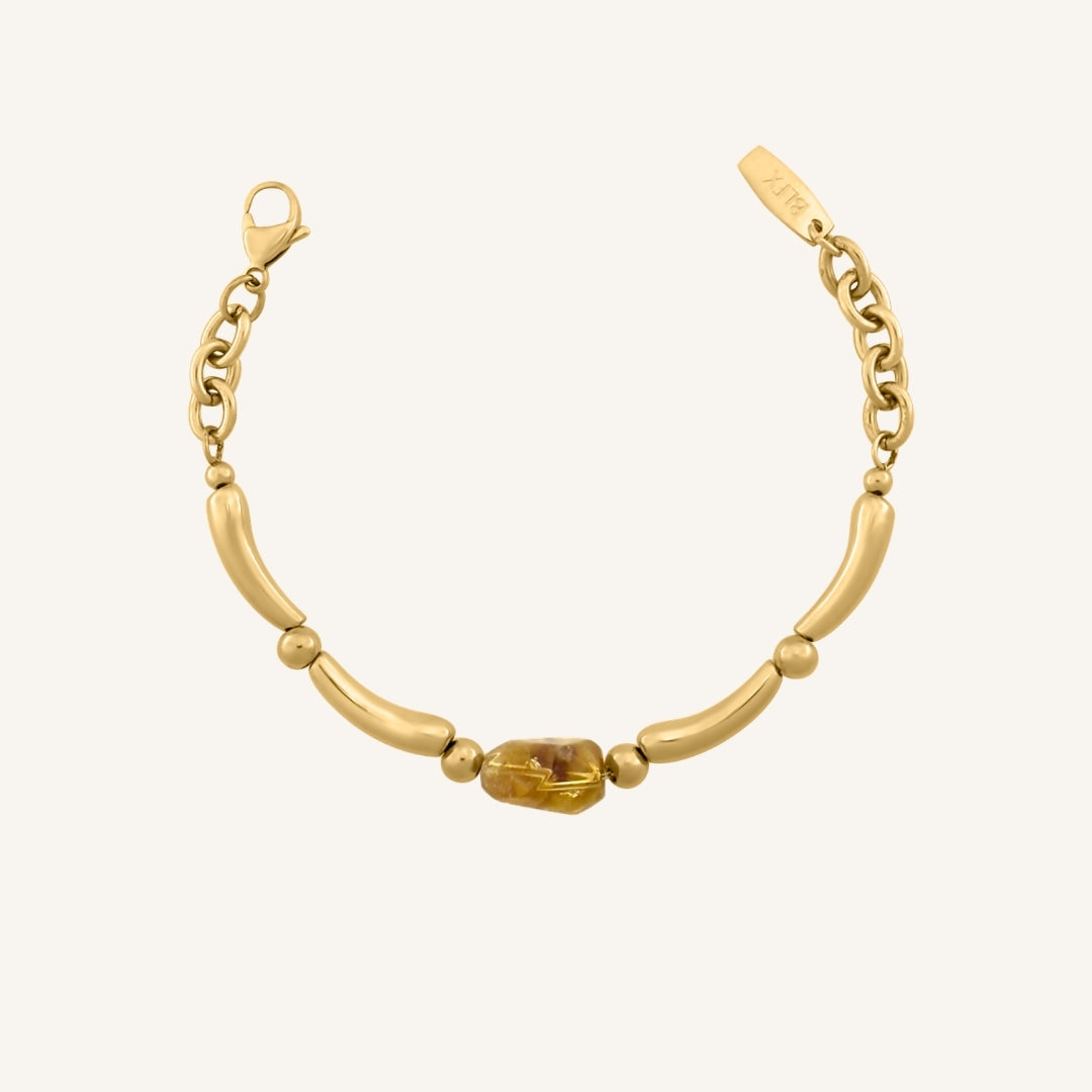 Garo Bead Bracelet (Gold Citrine)
