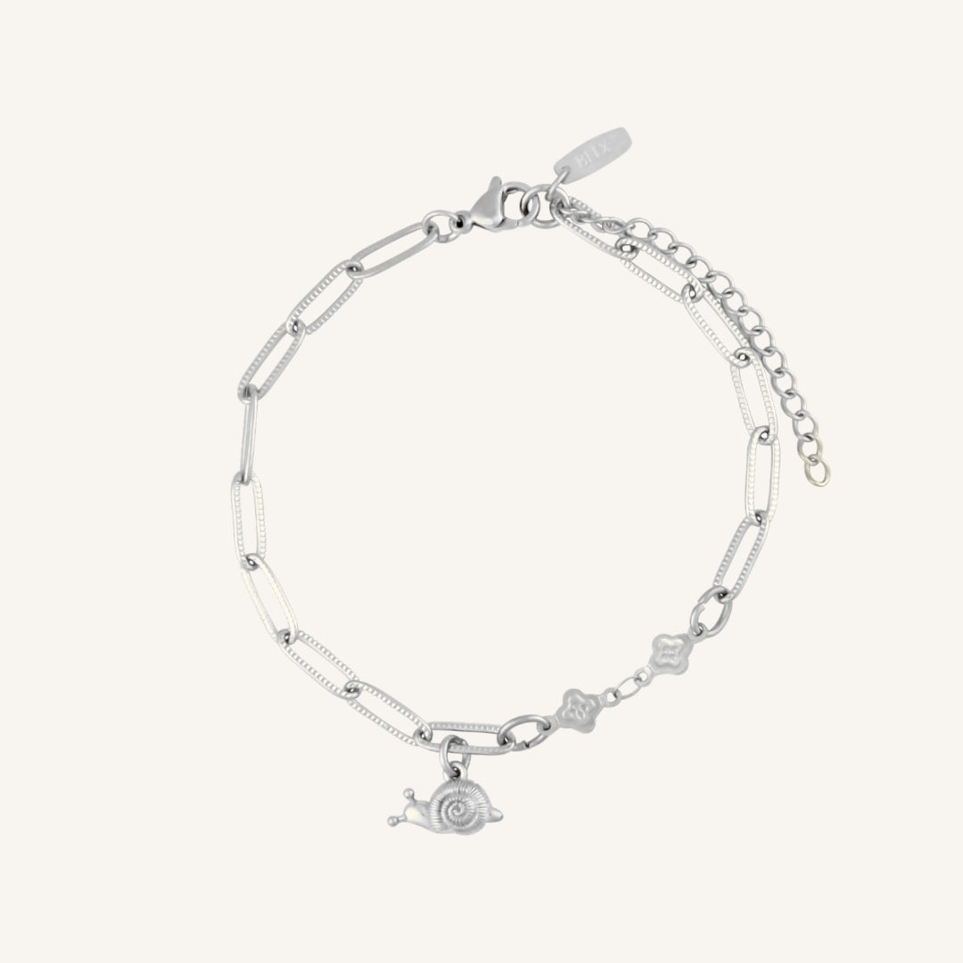 Gary Snail Layered Bracelet (Silver)