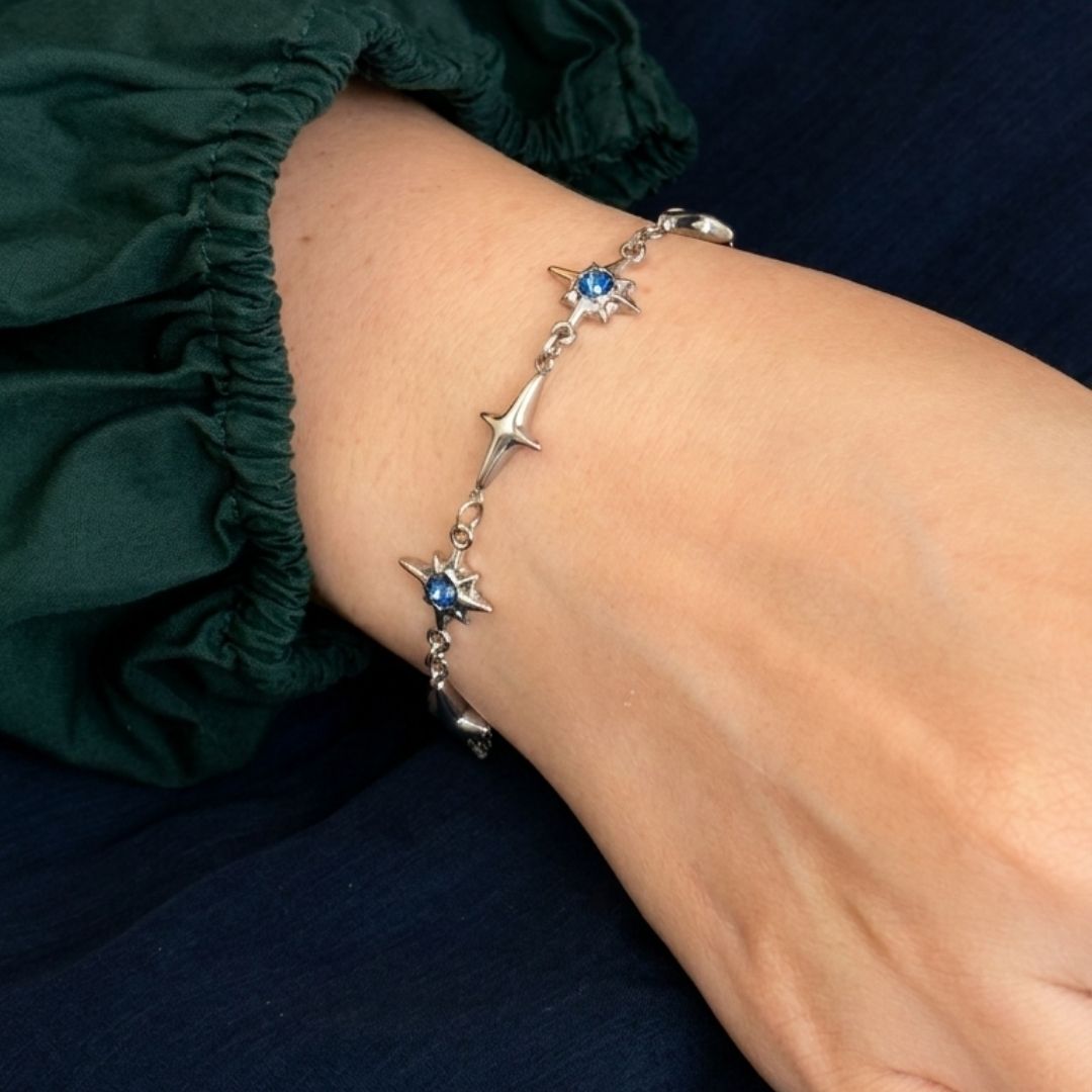 Gavi Star Spark Bracelet (Silver) - BLFX