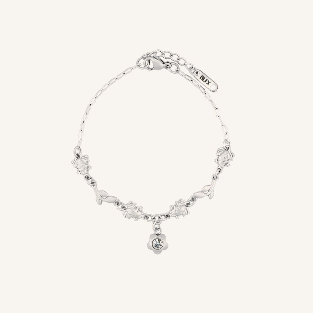 Ghoul Frog Tulip Bracelet (Silver)