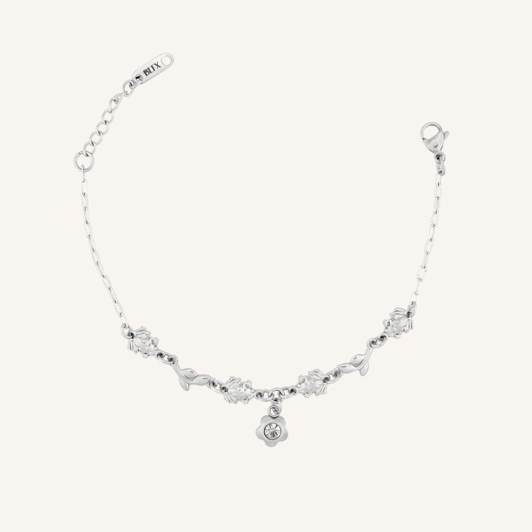 Ghoul Frog Tulip Bracelet (Silver)