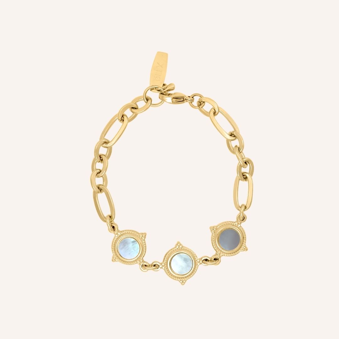Giacomo Shell Chain Bracelet - Gold - BLFX