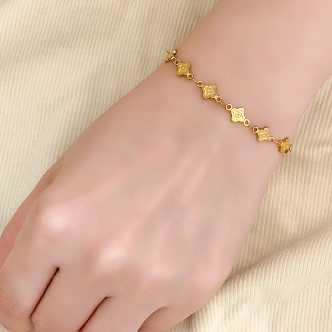 Gio Clover Bracelet - Gold