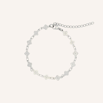 Gio Clover Bracelet - Silver