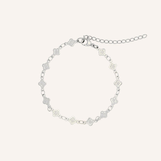 Gio Clover Bracelet - Silver