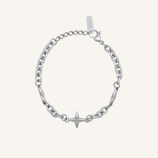 Gowen Twist Bar and Star Bracelet