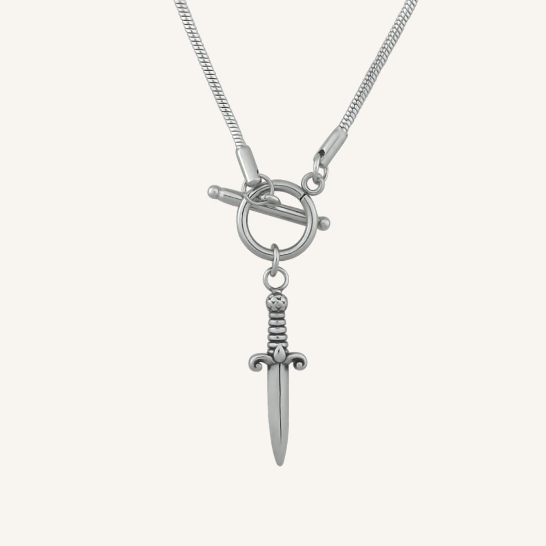 Granite Toggle Sword Necklace