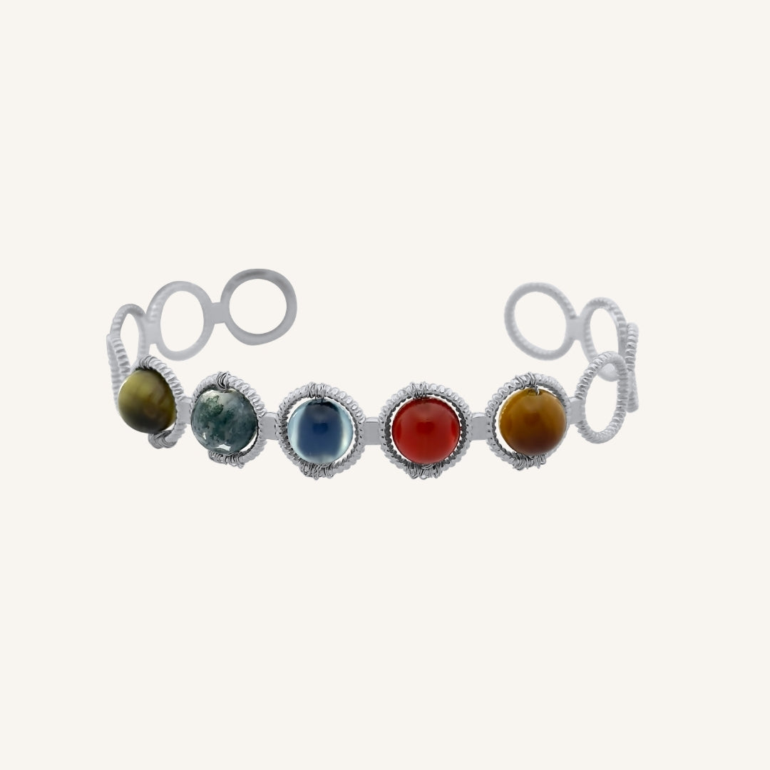 Guardian Five Element Stone Cuff