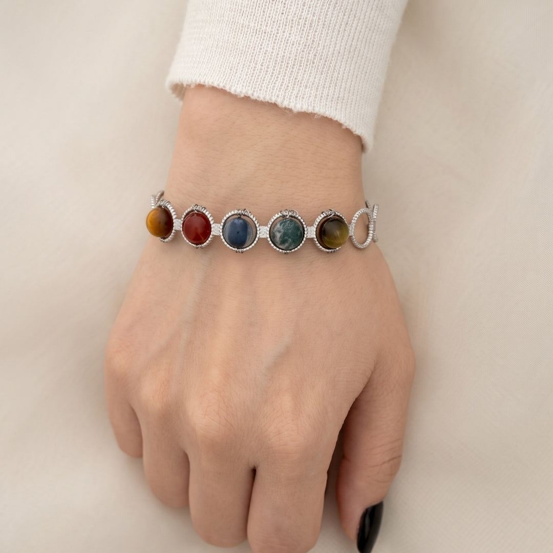 Guardian Five Element Stone Cuff