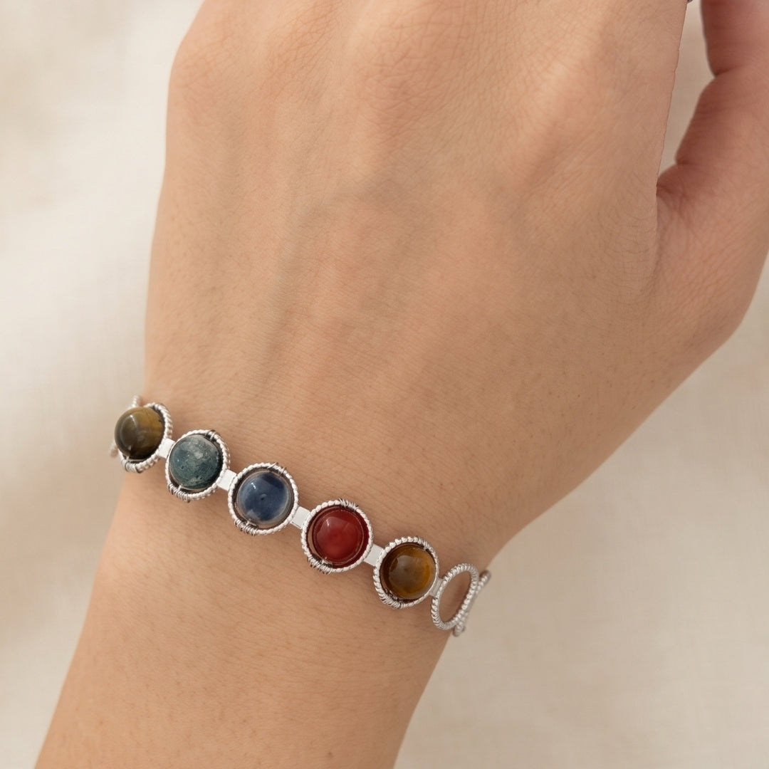 Guardian Five Element Stone Cuff