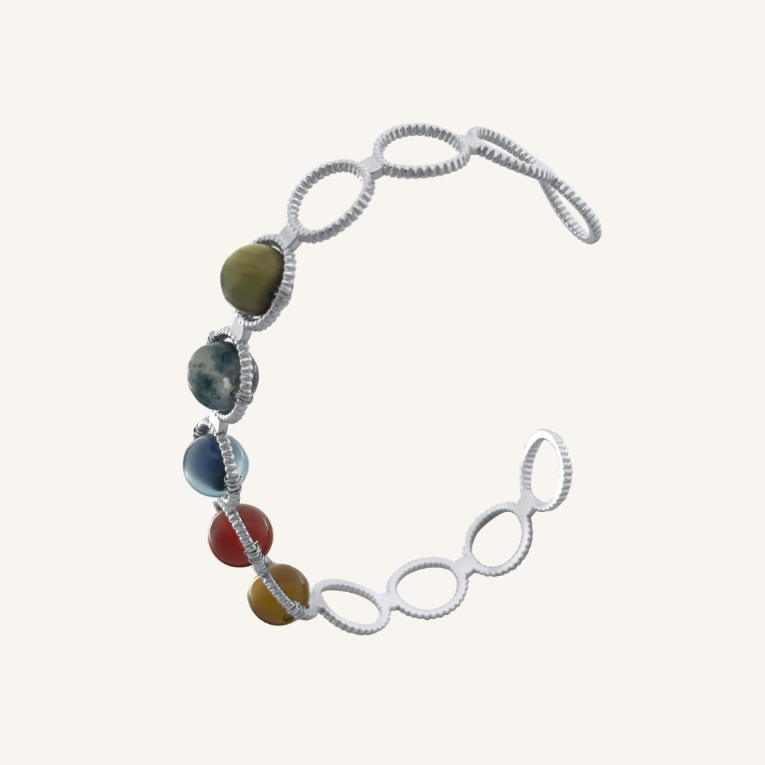 Guardian Five Element Stone Cuff