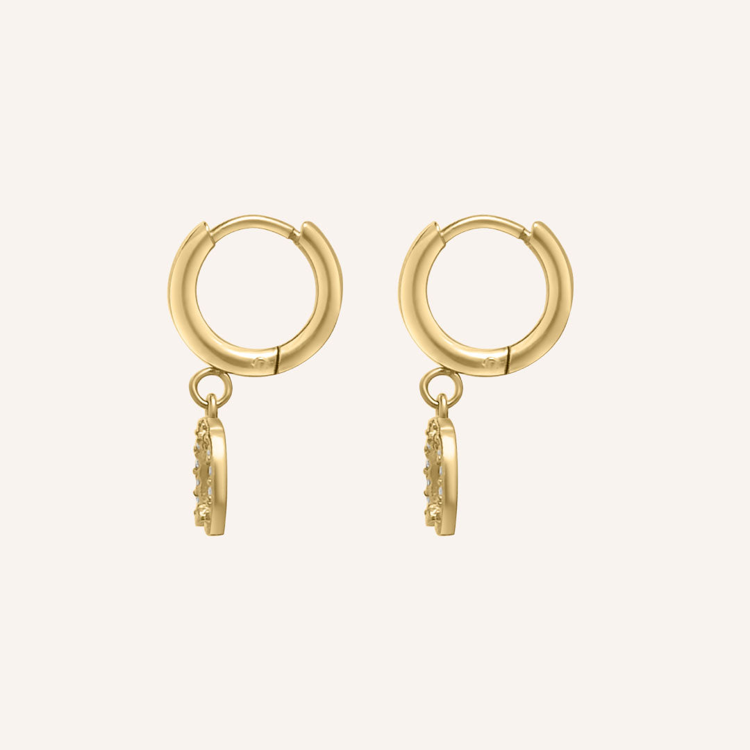 Gus Horseshoe Hoop Earring (Gold)