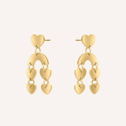 Gwyneth Falling In Love Earring - Gold - BLFX